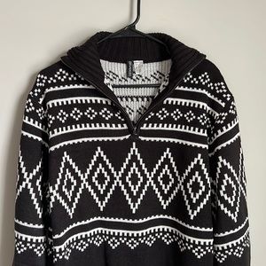 H&M half zip sweater